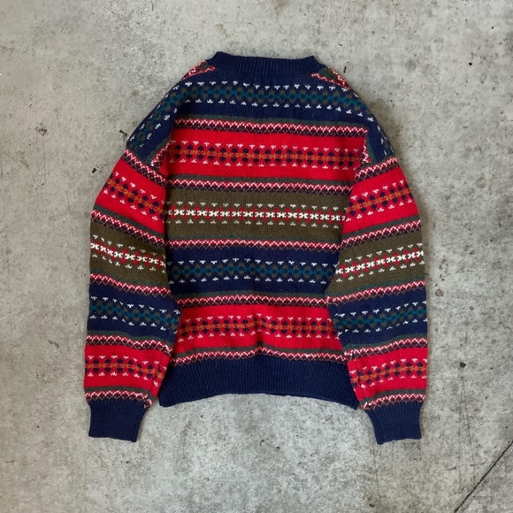 100% Wool Fair Isle Sweater, Excellent Condition - Picture 4 of 4